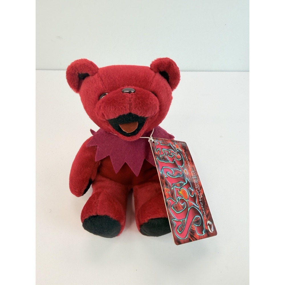 Grateful Dead Bean Bear Scarlet Plush w/ Tag Liquid Blue